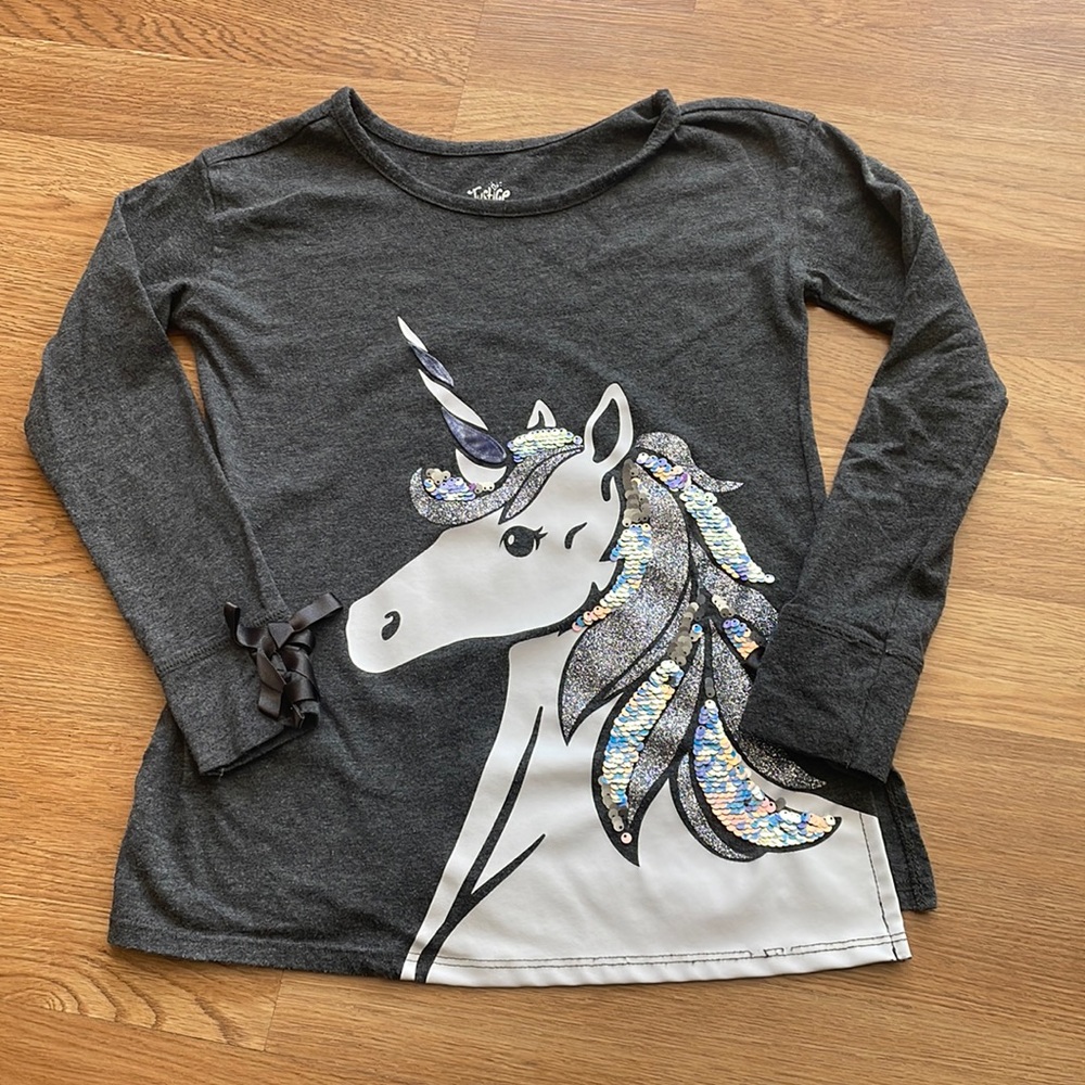 + JUSTICE + Unicorn Long Sleeved Tee